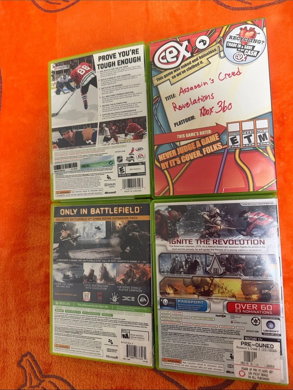Assassin's Creed III Xbox 360 Game - (White Cover)